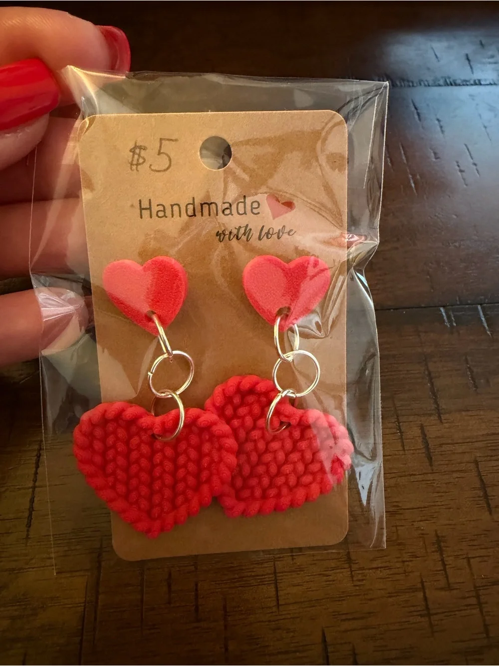 Heart Bundle Earrings & Red Heart AirPods Pro Case Valentine Accessories